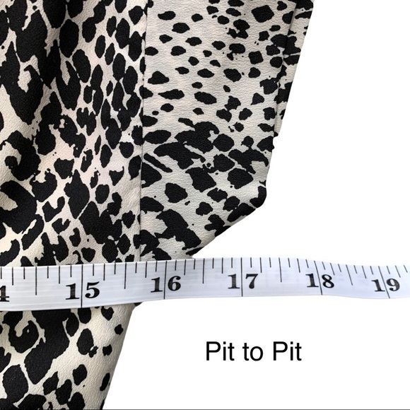 Eliza J Short Sleeve Chic Belted Sash Snakeskin Snake Print Mini Dress 6 petite - Picture 9 of 15